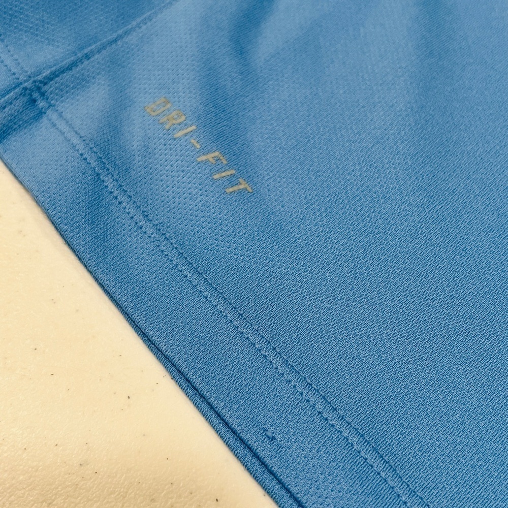 Nike Polo Shirt Men's Light Blue Dri Fit Golf Polo Shirt Large - Picture 4 of 6